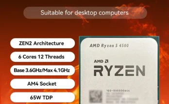 AMD Ryzen 5 4500 3.6GHz 베이스 클록