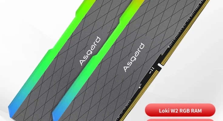 Asgard W2 RGB RAM DDR4 8GBx2 16gb 32gb 3200MHz PC4-25600 DIMM 메모리 Ram ddr4 데스크탑 Ram 1.35V Asgard Loki W2 RGB