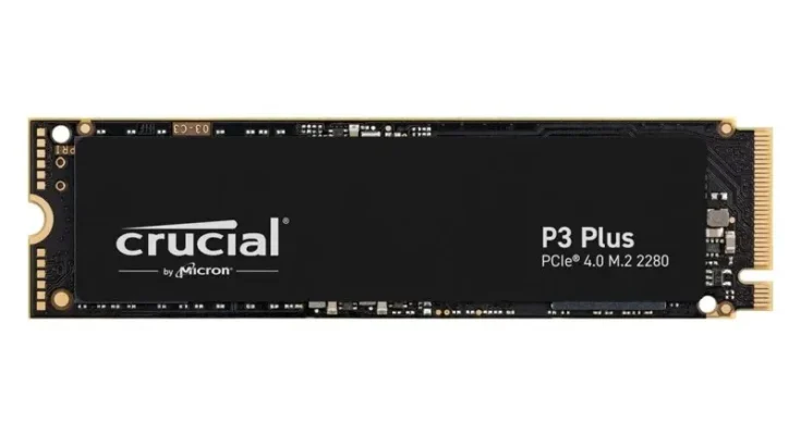 Crucial P3 Plus PCIe Gen4 3D NAND NVMe M.2 SSD