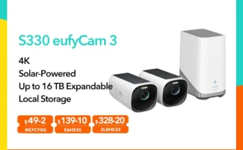 Eufy-보안 S330 eufyCam 3 태양 전지 패널