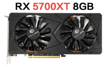 MLLSE AMD RX 5700 XT 8GB 그래픽 카드 GDDR6 256Bit PCI-E 4.0 × 16 6 6 8 핀 라데온 GPU Rx 5700XT 게임 비디오 카드 Placa De Video