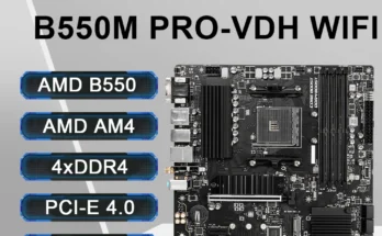 MSI B550M PRO-VDH 와이파이 마더보드