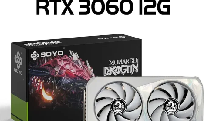 SOYO 새로운 게임 그래픽 카드 NVIDIA GeForce RTX 3060 12GB GDDR6 192 비트 데스크톱 GPU 비디오 카드 PC 용