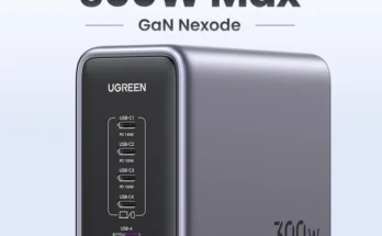 UGREEN 300W Gan 충전기 데스크탑 충전소 USB 충전기 140W Max 싱글 포트 PD3.1 MacBook Pro iPad iPhone용 급속 충전기