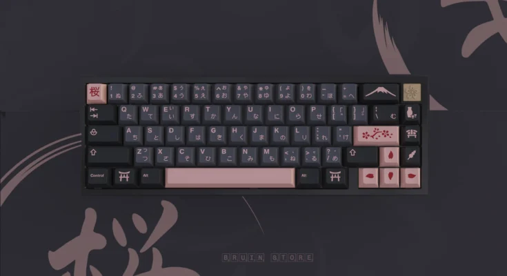 GMK 나이트 사쿠라 키캡 139/156 키
