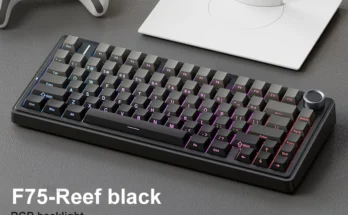 AULA F75 기계식 키보드 2.4G 무선 블루투스 유선 RGB PBT 75% 레이아웃