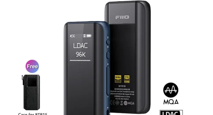 FiiO BTR15 블루투스 5.1 리시버 USB DAC AMP 고해상도 헤드폰 앰프