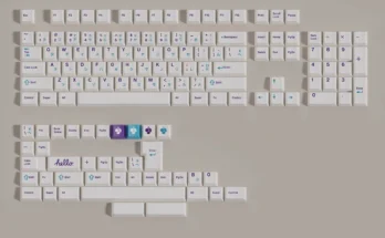 GMK Redacted PBOW Honor 2048 Alice france AZERTY Keycaps PBT Dye Subbed Key Caps