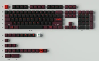 GMK 레드 드래곤 대형 세트
