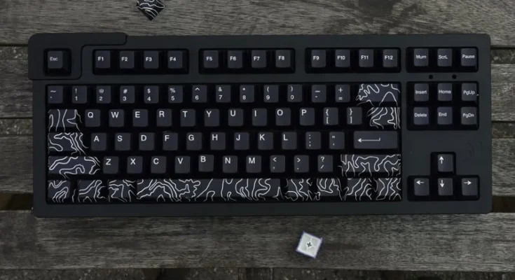 GMK 캐년 블랙 키캡