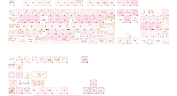 KiiBOOM x Maorbeng Meow Meow 분대 키캡