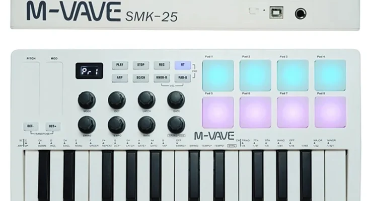 M-VAVE 블루투스 백라이트 트리거 패드