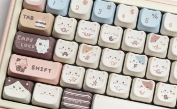 MAO 프로필 바다 소금 고양이 PBT 염료 서브 키캡