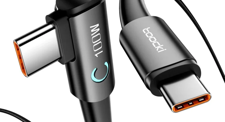 Toocki USB C에서 USB C 케이블