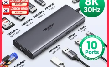 UGREEN USB 허브 C 허브 HDMI 어댑터 4K USB C to USB 3.0 100W Dock for MacBook Pro 액세서리 USB-C 유형 C 3.1 분배기 USB C 허브