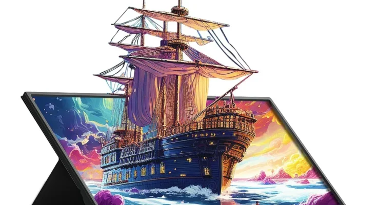 ZSUS 15.6 인치 휴대용 모니터
