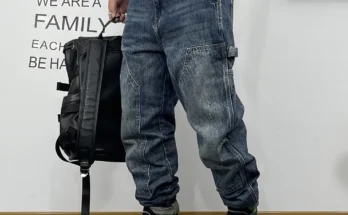 미국 패션 힙합 카고 청바지