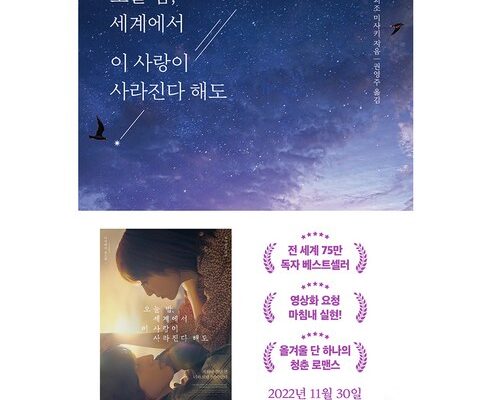 오늘밤,세계에서이사랑이사라진다해도dvd