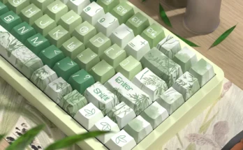 중국 스타일 대나무 녹색 키캡