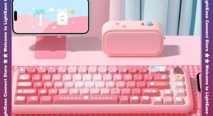 토끼 테마 키 햇