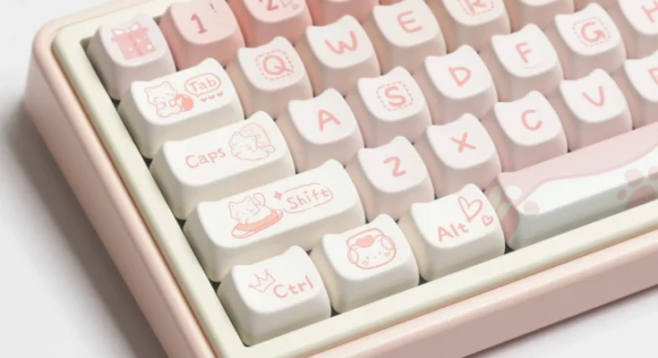 파티 키튼 MAO 프로필 GMK PBT 키캡