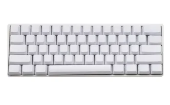 화이트 블랙 그레이 그린 블랭크 두꺼운 PBT OEM 프로필 62 키 ISO 61 ANSI 키캡