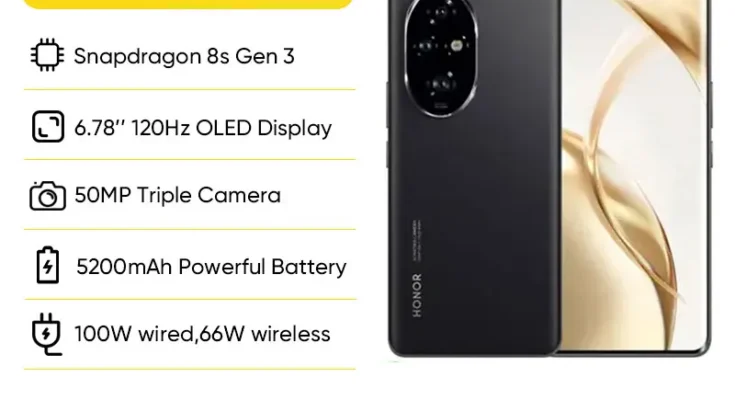 2024 글로벌 버전 HONOR 200 프로 스마트폰