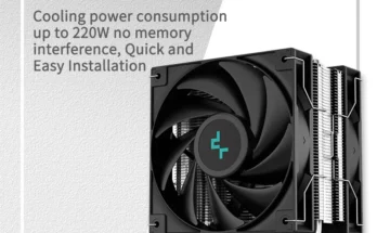 DEEPCOOL 듀얼 선풍기 CPU 공랭식 라디에이터