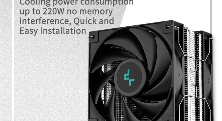DEEPCOOL 듀얼 선풍기 CPU 공랭식 라디에이터