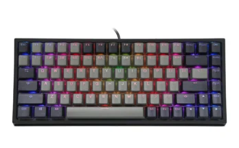 Epomaker EP84 75% 84 키 RGB Hotswap 유선 기계 게임 키보드 PBT 염료 subbed Keycaps for Mac/Win/Gamers 빈티지 테마