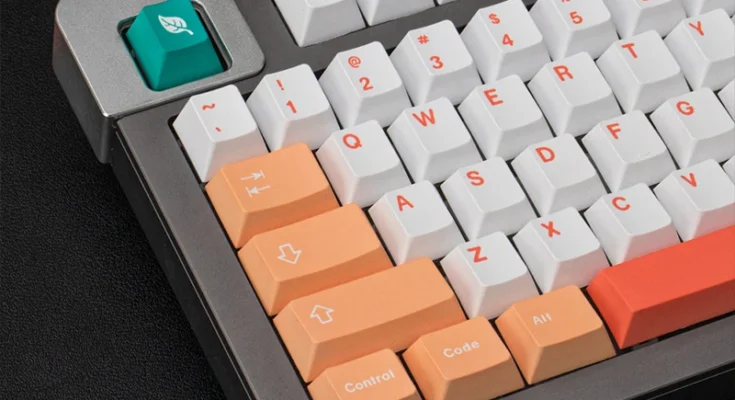 Gmk 복숭아 크림 대형 세트