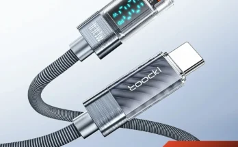 Toocki 샤오미 맥북용 투명 케이블
