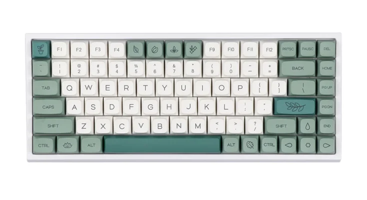 EPOMAKER EP84 업그레이드 75% RGB 핫 스왑 가능 2.4GHz/블루투스 5.0/USB-C 유선 기계식 키보드 프로그래밍 가능 NKRO