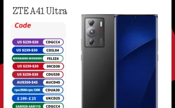 오리지널 ZTE A41 울트라 6.7 OLED 디스플레이