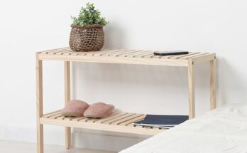 원목신발정리대