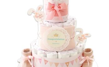 한복기저귀케이크