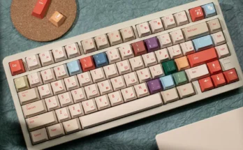 AI illustrator Keycaps DYE-SUB Cherry Profile PBT Retro Color Keycap For 61/64/68/84/87/100/104/108 Mechanical Gaming Keyboard