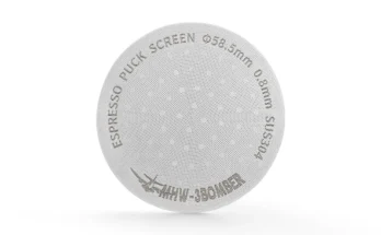MHW-3BOMBER 51/53/58.5mm 에스프레소 퍽 체 이중 금속 커피용 재사용 가능한 포터필터용 필터 가정용 바구니 액세서리