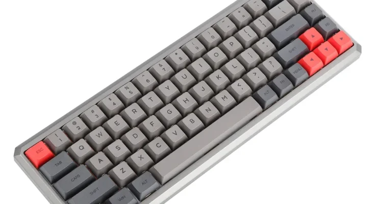Epomaker-GK68X 68 키 핫 스왑 RGB 유형-C 유선 기계식 키보드