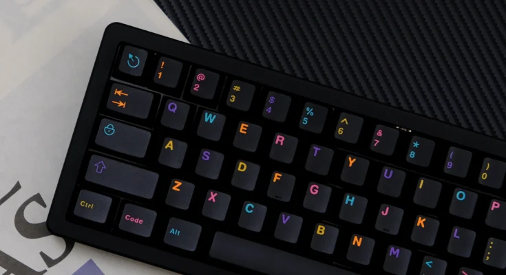 Gateron MX 스위치 게임용 키보드용 121 키 체리 프로필 키캡