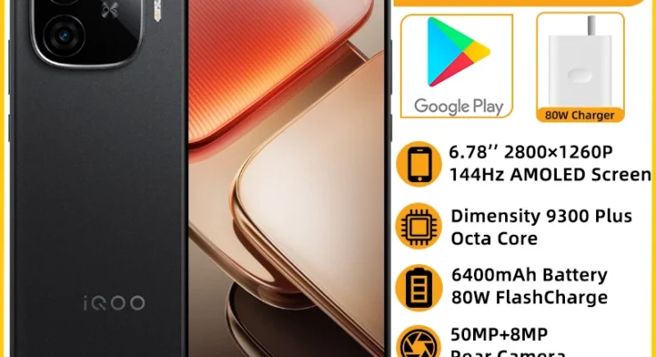 IQOO Z9 터보 플러스 5G NFC 밀도 9300 플러스