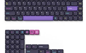 MiFuny 로우 프로파일 키캡 PBT 키보드 캡