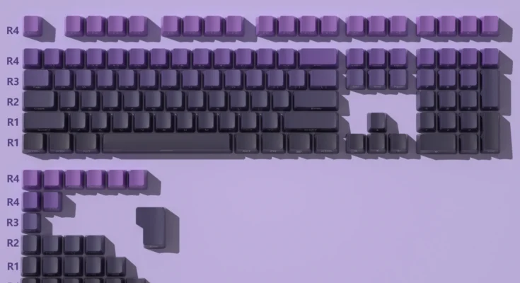 PBT 더블 샷 키캡