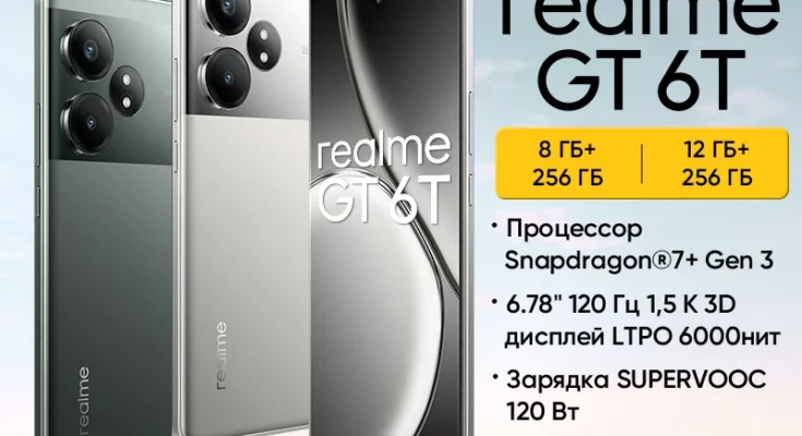 Realme GT 6T 스마트폰