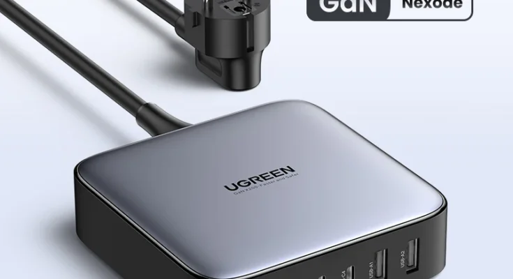 소비자 극찬 UGREEN 200W Gan 충전기 데스크탑 노트북 급속 충전기 6-in-1 어댑터 iPhone 15 14 Pro Max Xiaomi 삼성 태블릿 휴대폰 충전기 지금 바로 득템하세요!