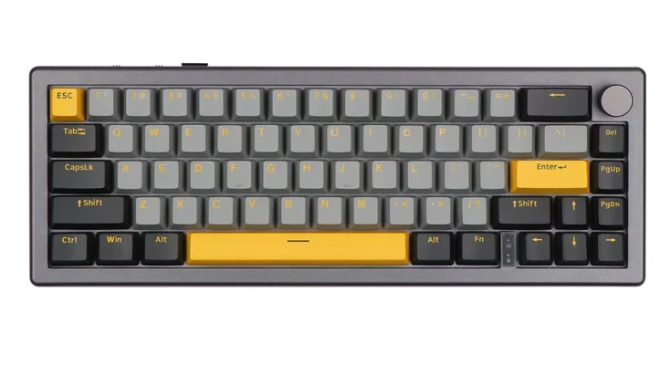 EPOMAKER EK68 65% 가스켓 기계 키보드 손잡이 핫스왑 2.4Ghz/블루투스 5.0/USB-C 무선 유선 3000 RGB NKRO