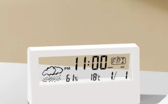 습도계 전자 알람 시계