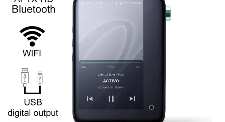 이미 품절 임박 ACTIVO CT10 MP3 플레이어(Bluetooth WiFi 포함) 고해상도 디지털 오디오 플레이어 USB DAC MQA DAP 포함 휴대용 HiFi 음악 플레이어 마지막 특가 찬스!