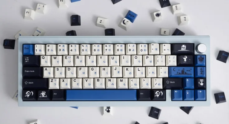 GMK 152 키 미드나잇 기계식 키보드 PBT 키캡 풀 세트