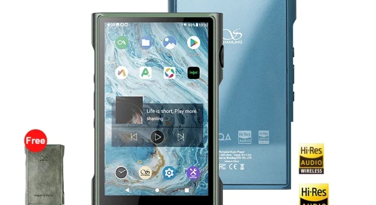 SHANLING M3 울트라 고해상도 Android10 휴대용 HiFi 음악 MP3 플레이어 DAP 8 코어 QS 665 CPU Bluetooth5.0 듀얼 ES9219C DAC DSD256 M3U